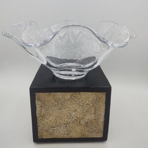 Lenox Crystal Glass Wave Bowl